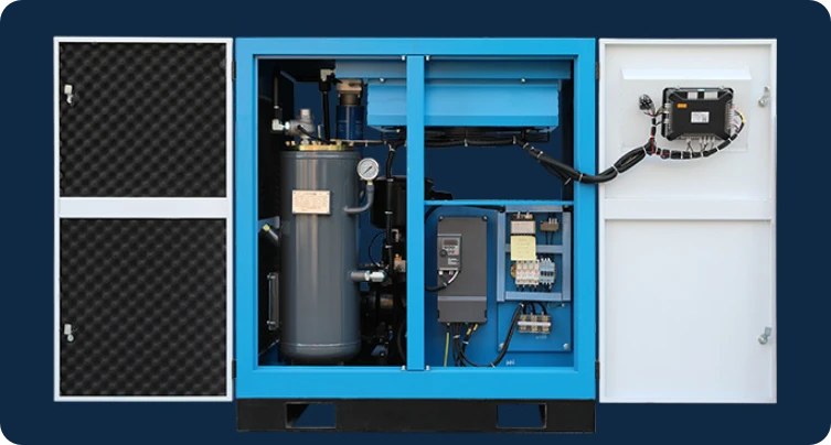 Permanent Magnet Variable Frequency 5 Cubic Screw Air Compressor suppliers